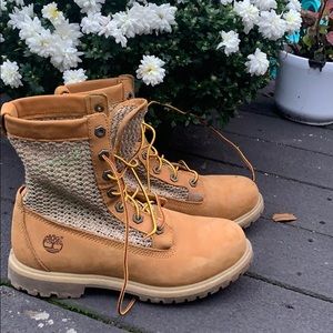 Women’s Timberland Authentics Open Weave Boots